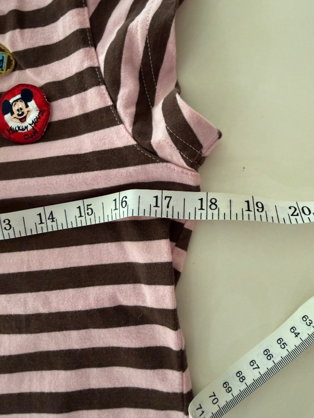 Disneyland 50th Anniversary Women’s Striped Polo Shirt, Size M - Picture 7 of 9